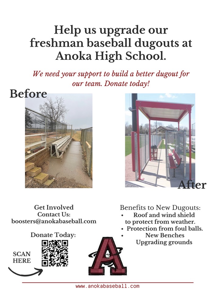 Help us upgrade our baseball team's dugout. - 1